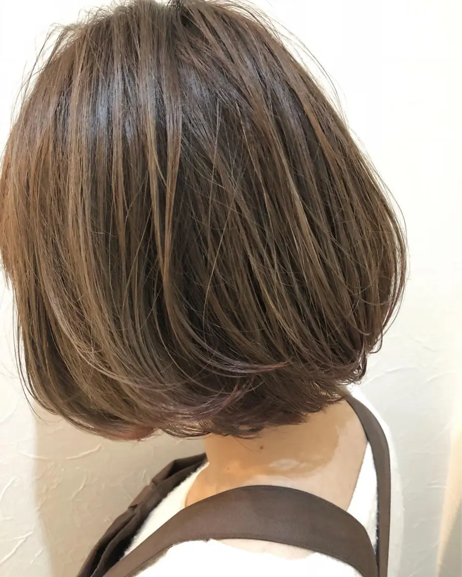 ショート カラー ハイトーンカラー パープルカラー 過去一の柔髪ヘア 🌿einshairのヘアスタイル