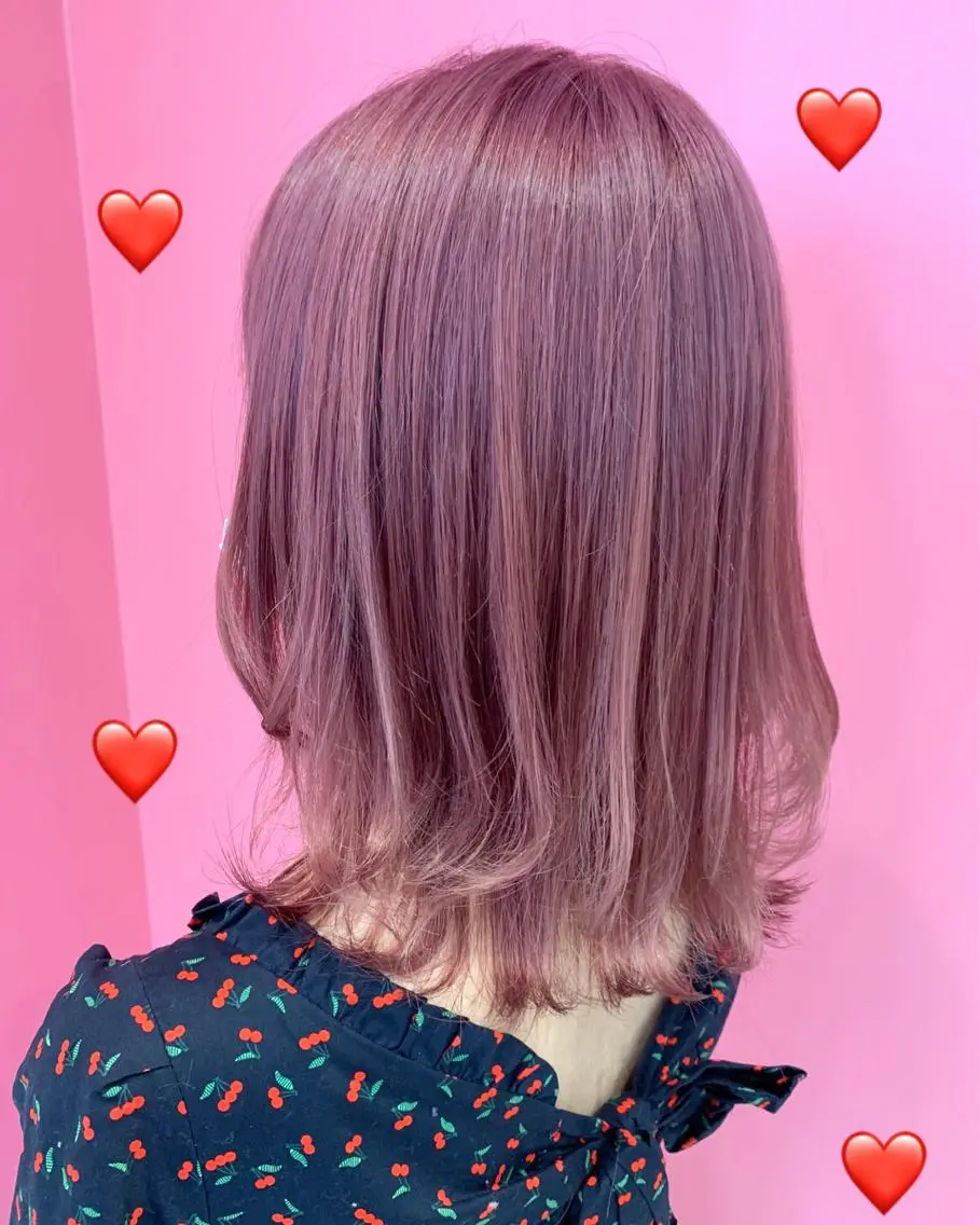 ミディアム カラー ブリーチ ダブルカラー グラデーションカラー グレージュ インナーカラー ヘアカラー トリートメント 新宿駅近♡個室 ♡関口三都季🌜のヘアスタイル