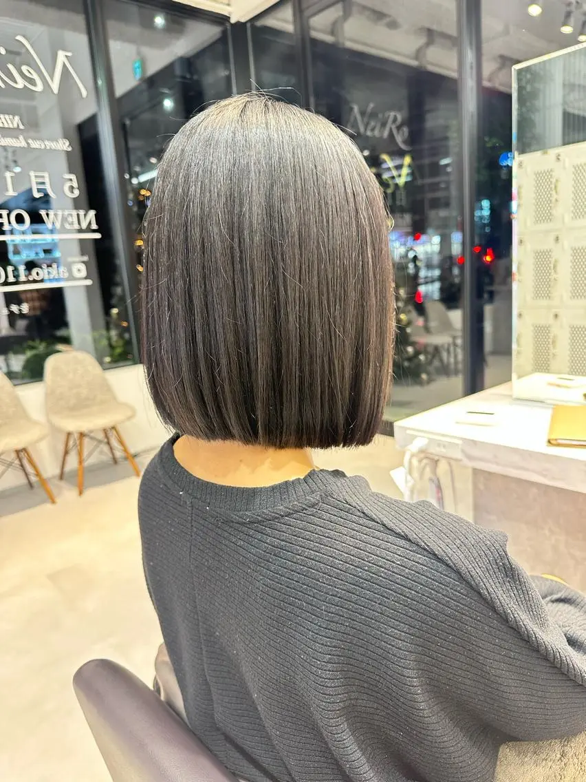 ミディアム カット あさひ かなのヘアスタイル