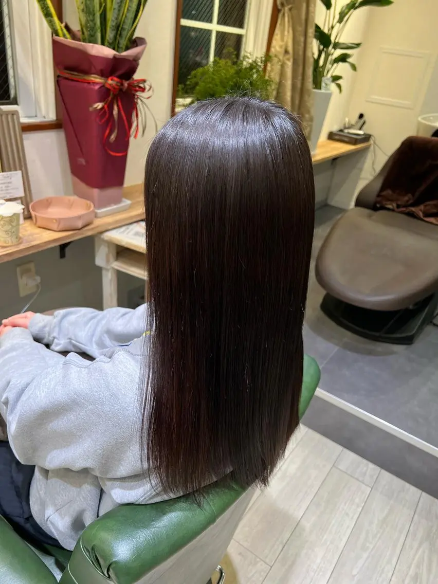 ロング カラー パーマ ヘアアレンジ マツエク・マツパ アイブロウ melca. Amiのヘアスタイル