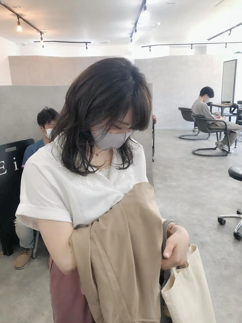 ミディアム カラー パーマ ヘアアレンジ メンズ キッズ ネイル マツエク・マツパ メンズバレイヤージュ メンズブリーチ メンズハイライト メンズインナーカラー メンズ韓国風 エビスザキレン/メン ズ/心斎橋🌳のヘアスタイル