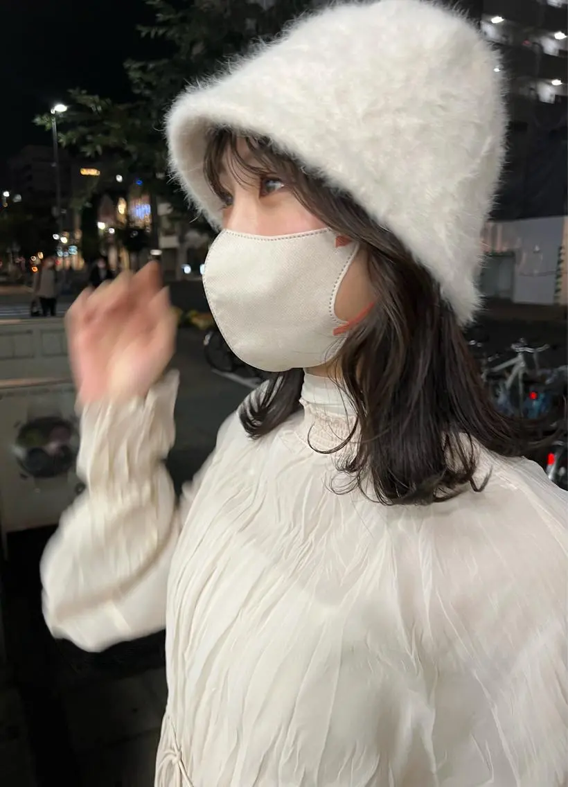 ミディアム カラー グレージュ 三谷はるな /名古屋/本山のヘアスタイル