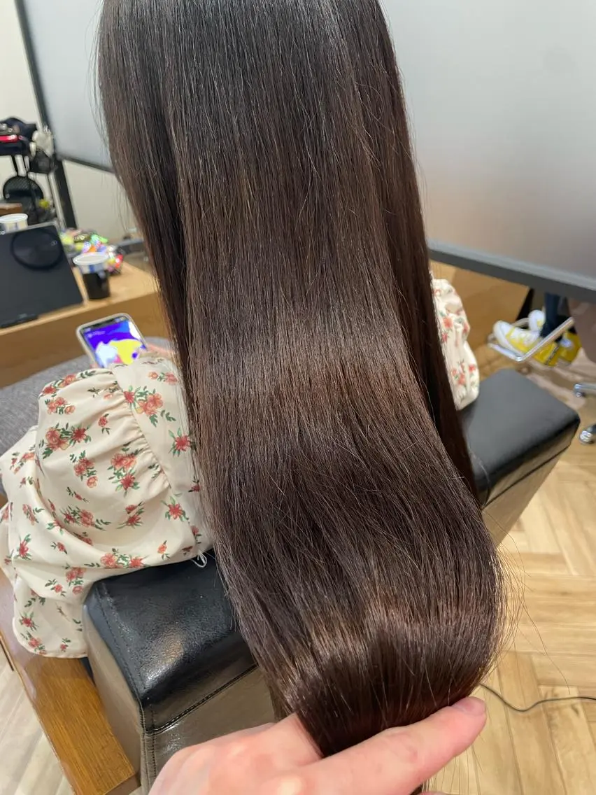 ロング カラー トリートメント 冨木 雄斗のヘアスタイル
