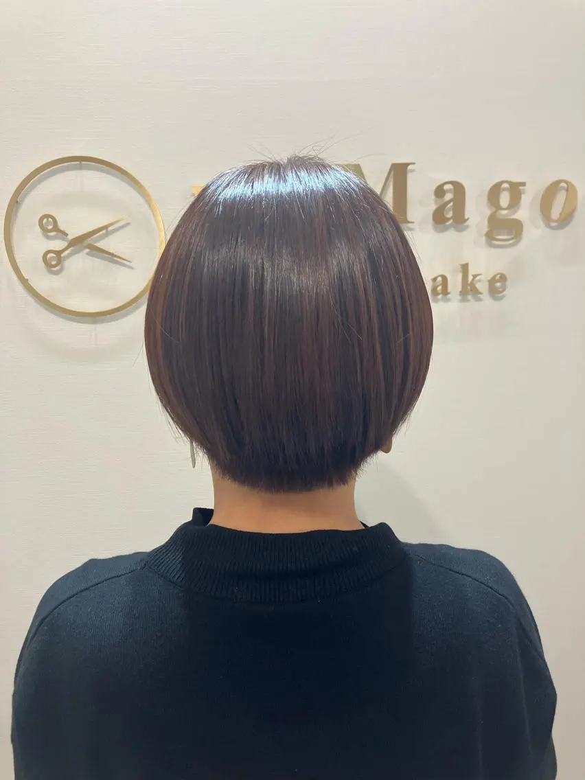 ショート カラー ヘアアレンジ キッズ カット ヘアカラー トリートメント 横浜関内髪質改善 re:Magoのヘアスタイル