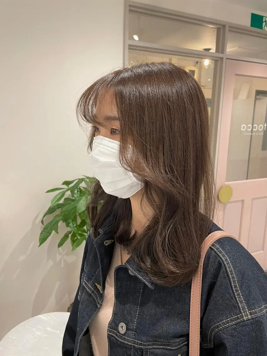 セミロング カット 髪質改善🇰🇷 アサイユウスケのヘアスタイル