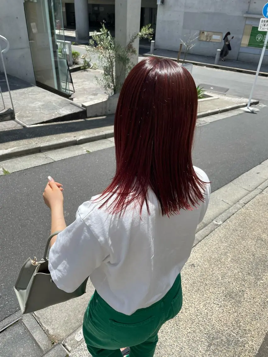 ミディアム カラー 🌿髪質改善🌿艶髪 透明感🌿karenのヘアスタイル