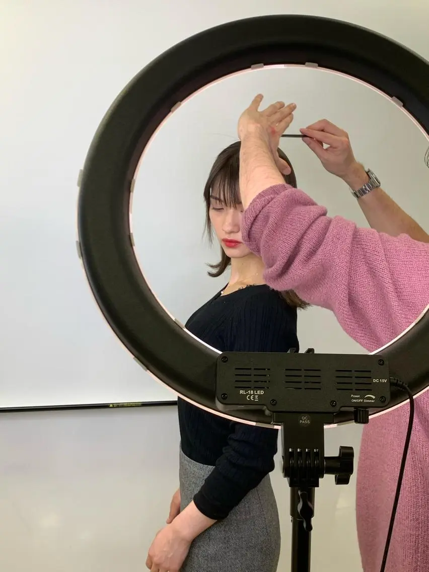 セミロング 今野 美栄のヘアスタイル