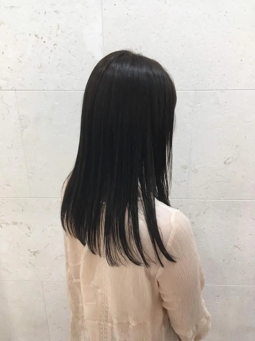 ロング カラー カット ヘアカラー トリートメント 斉藤 貴也のヘアスタイル