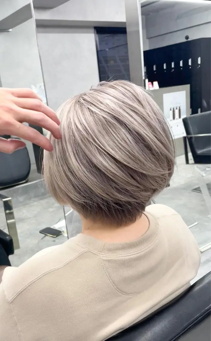 ショート カラー パーマ ヘアアレンジ メンズ キッズ 大人スタイル 太田のヘアスタイル