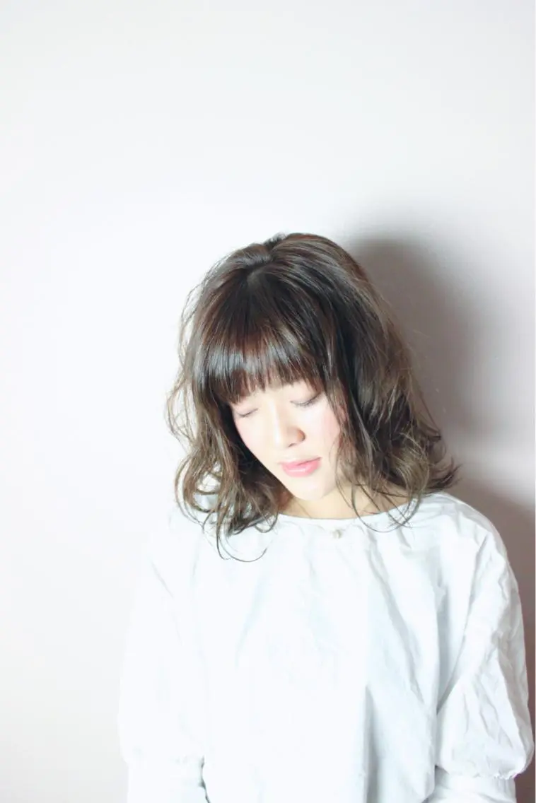 ミディアム カラー パーマ ✨U-topia渡邉 大樹【公認資格有】✨のヘアスタイル