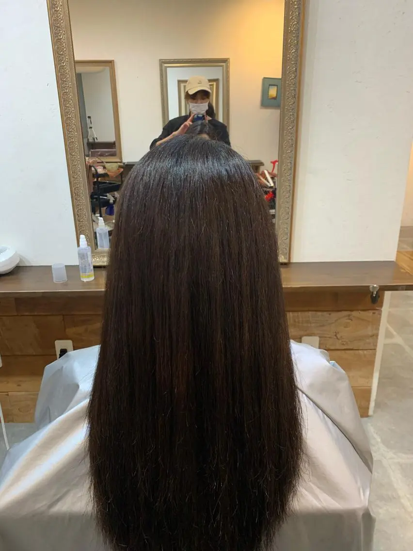 ロング 縮毛矯正 縮毛矯正 メンズパーマ 髪質改善☆有馬のヘアスタイル
