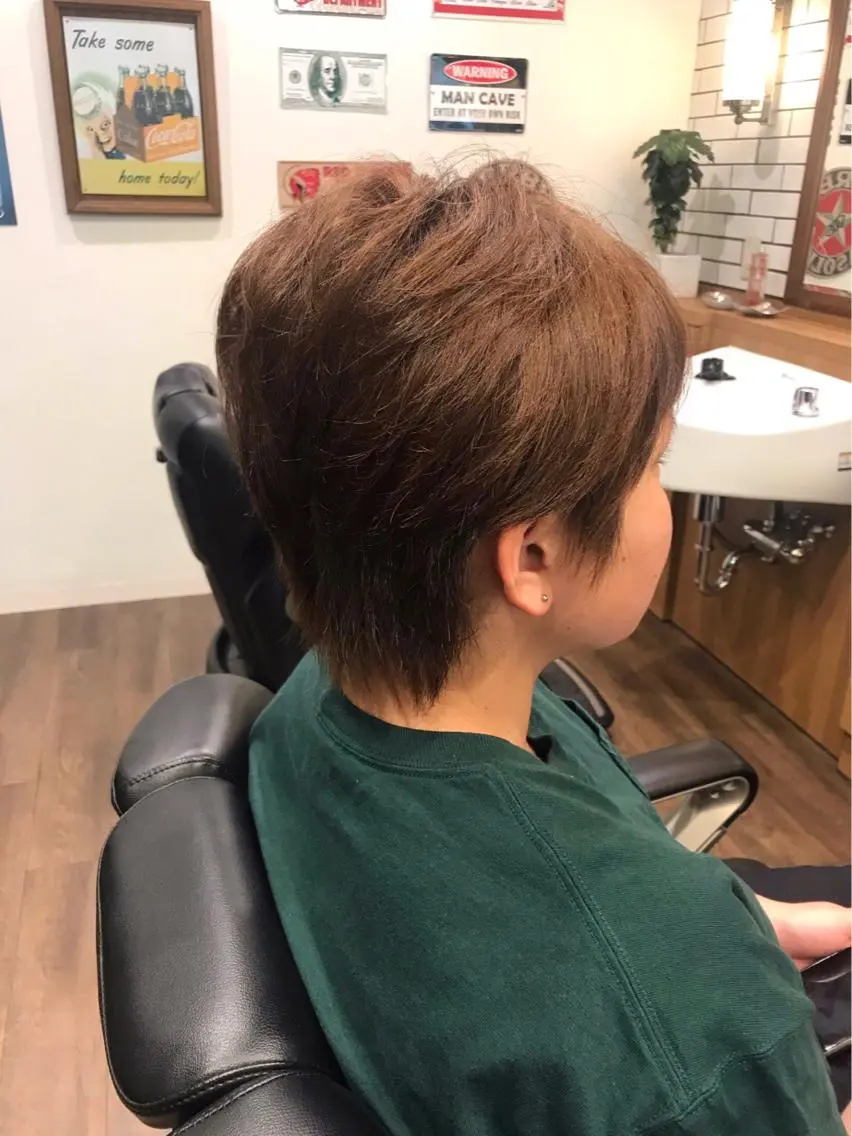 ショート ショートレイヤー レイヤーカット ショートヘア 時久 葵のヘアスタイル