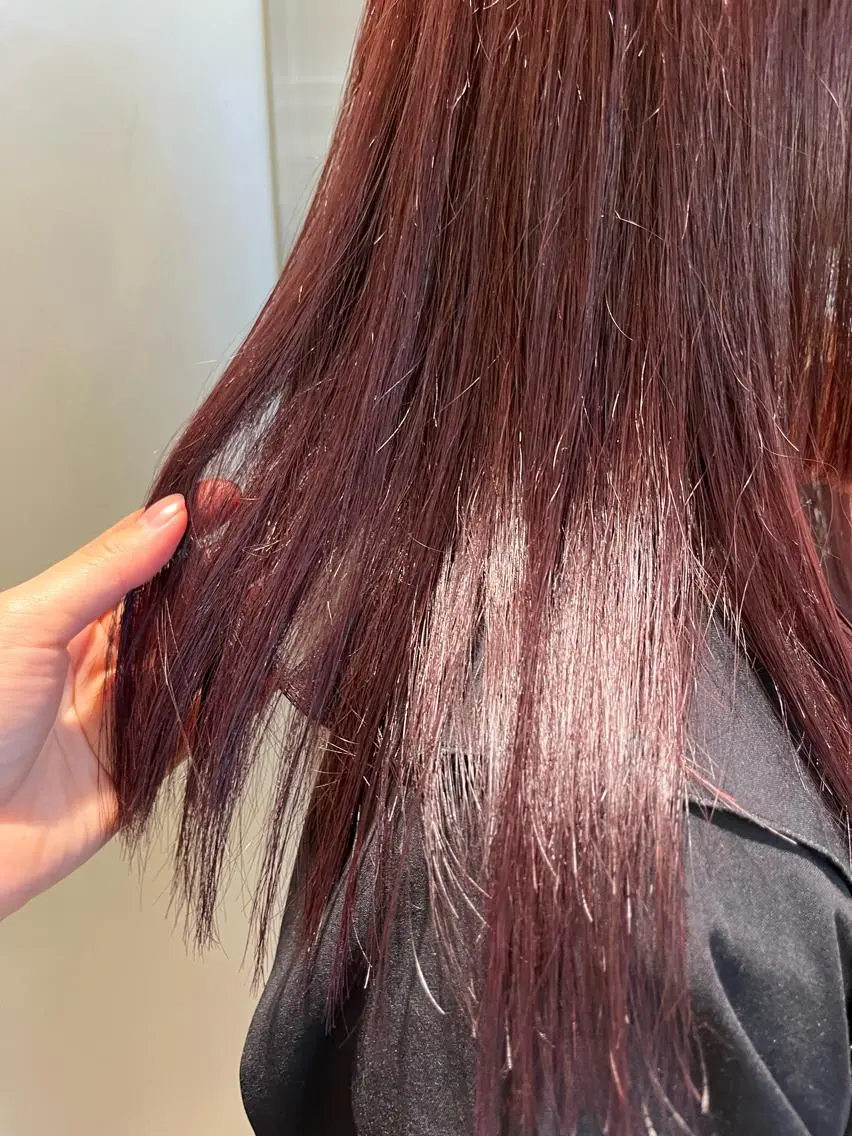 セミロング 中村 彩夏のヘアスタイル