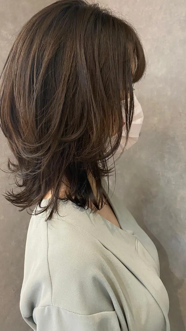 ミディアム カラー カット ヘアカラー トリートメント Bianca 代表 硲 貴亮【東武練馬】のヘアスタイル
