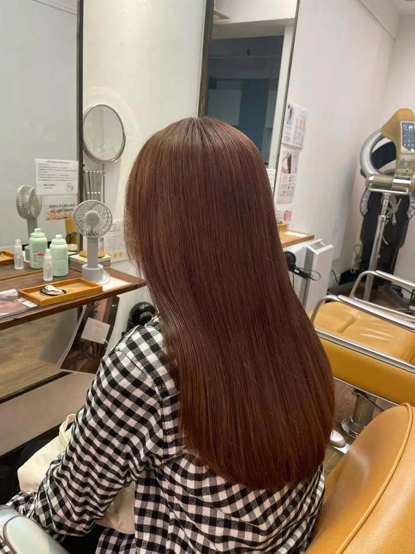 ロング カラー 透明感カラー トリートメント 酸熱トリートメント ヘアカラー トリートメント 川上拓真 ✂︎学芸大学のヘアスタイル
