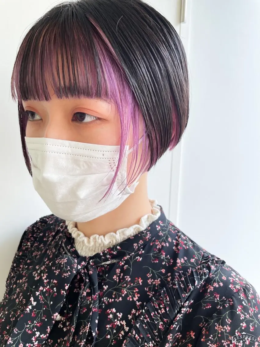 ショート 💜ショート💜 ウルフ、ボブ二色亜美のヘアスタイル