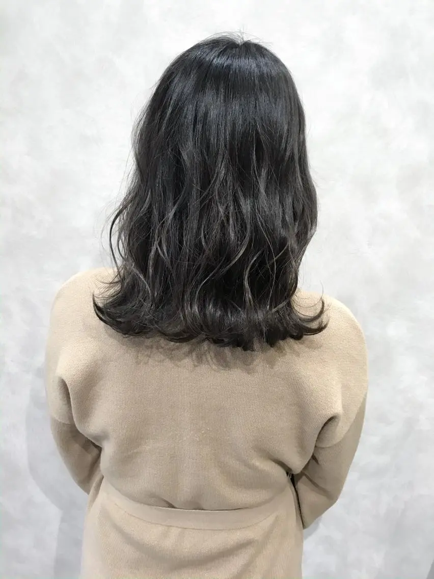 ミディアム カラー ダークグレー カット ヘアカラー トリートメント 丹羽 隼人/髪質改善 /韓国ヘア🇰🇷のヘアスタイル