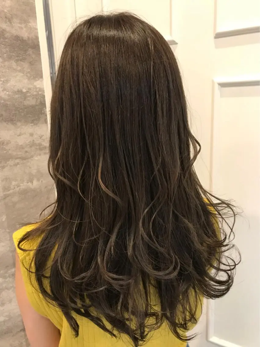 セミロング カラー グラデーションカラー Blanco Color&Careのヘアスタイル