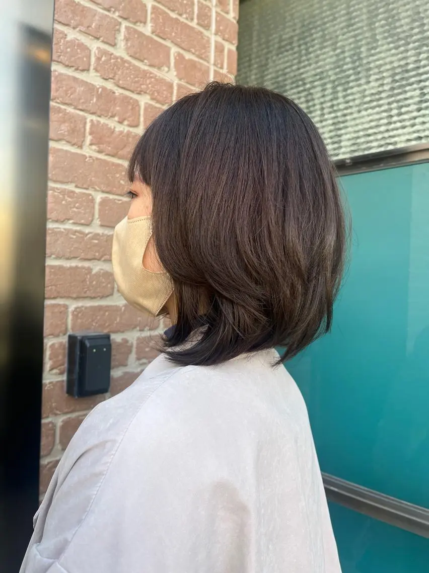 ミディアム カラー パーマ ヘアアレンジ メンズ キッズ ネイル マツエク・マツパ アイブロウ メンズブリーチ メンズハイライト メンズインナーカラー メンズ韓国風 ブリーチ 久木原 ゆりのヘアスタイル
