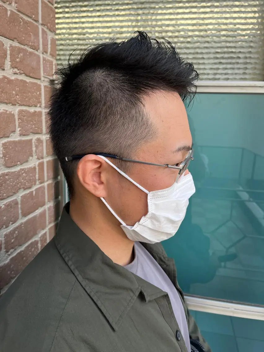 ショート カラー パーマ ヘアアレンジ メンズ ネイル マツエク・マツパ アイブロウ メンズハイライト メンズパーマ ブラウンカラー ケアカラー 透明感カラー 久木原 ゆりのヘアスタイル