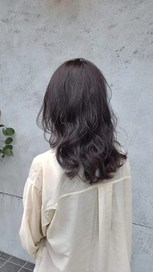 カラー アッシュ ブルーカラー カット ヘアカラー トリートメント 天王寺韓国ヘア✨ /髪質改善/小山歓実のヘアスタイル