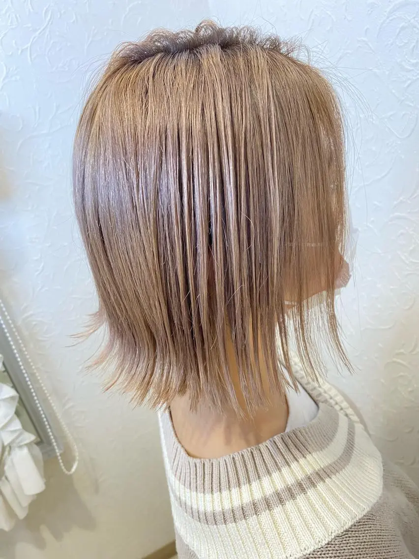 セミロング 【ブリーチ特化】 山崎 悠樹のヘアスタイル