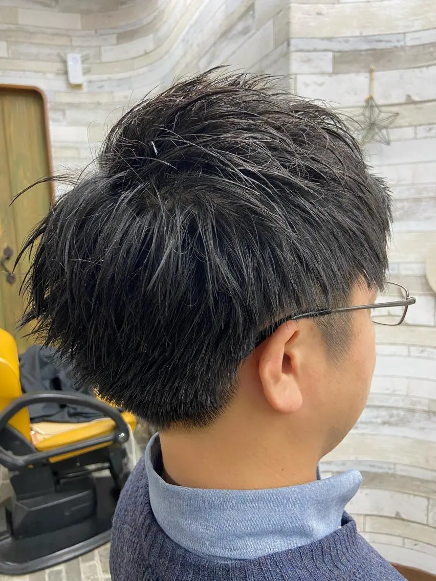 ショート メンズ 刈り上げ カット 大坪 拓斗のヘアスタイル