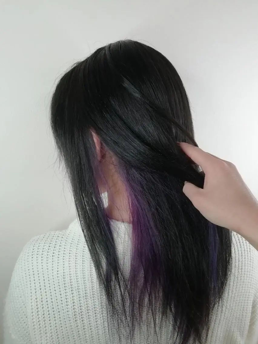 ロング カラー ブルーカラー ブルージュ バイオレットカラー 髪質改善特化 サロン✨代表HIROのヘアスタイル