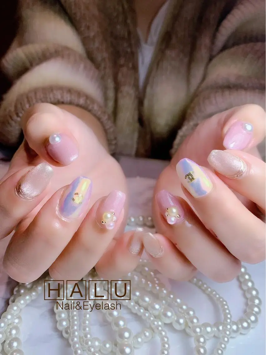 ネイル パステルネイル 春ネイル HALU ハルのネイルデザイン