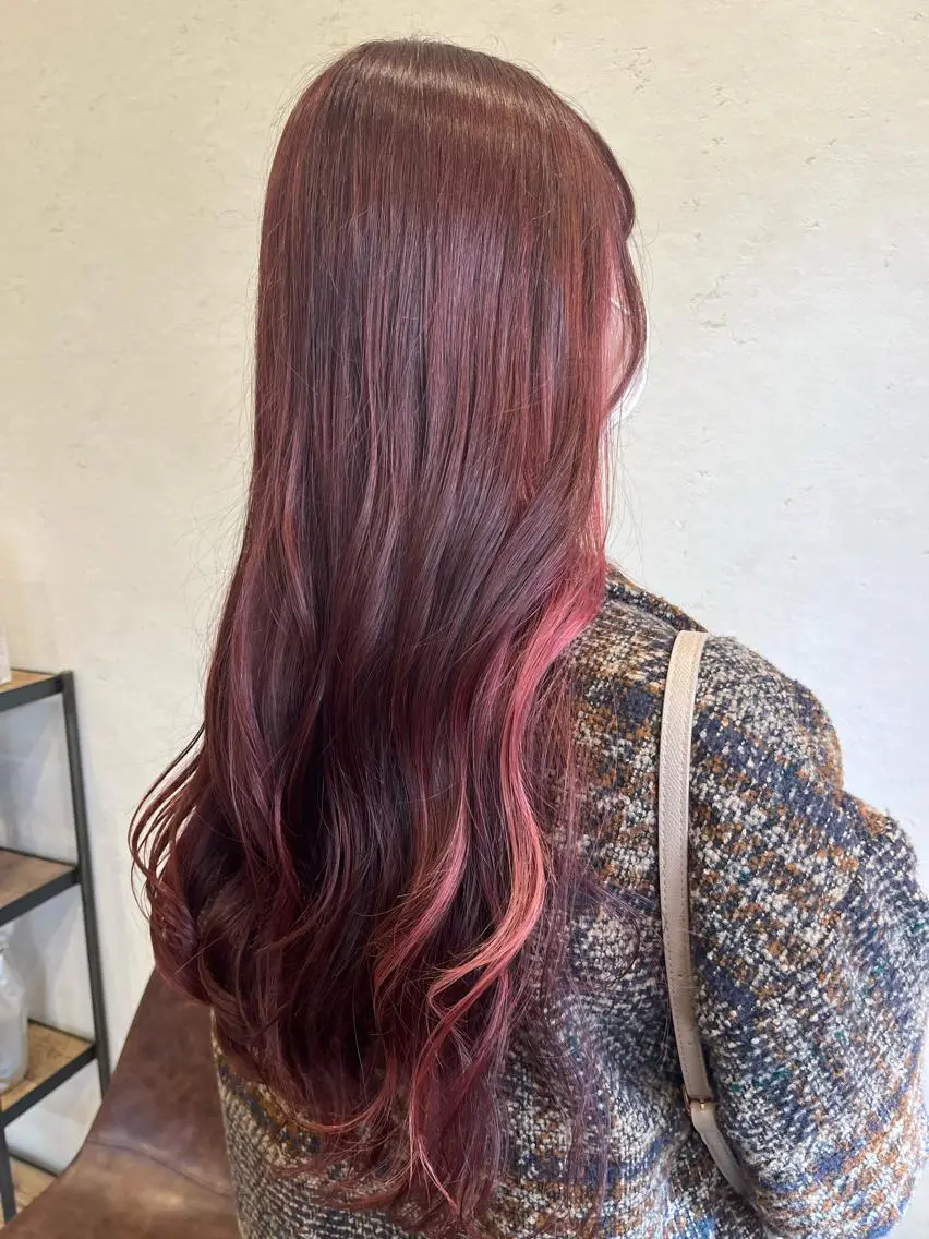 カラー カット ヘアカラー 暖色*ベージュ *くらたあやかのヘアスタイル