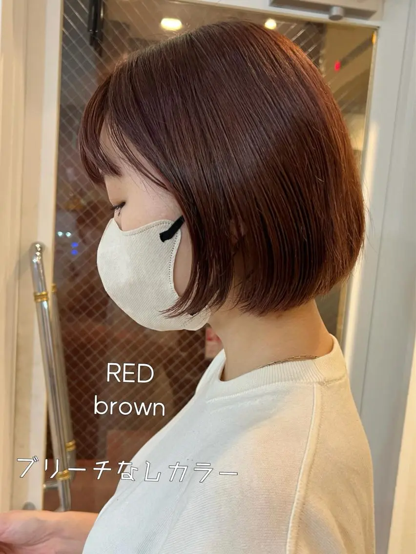 ショート カラー カット ヘアカラー 渋谷/暖色系カラー kotoha🍊のヘアスタイル