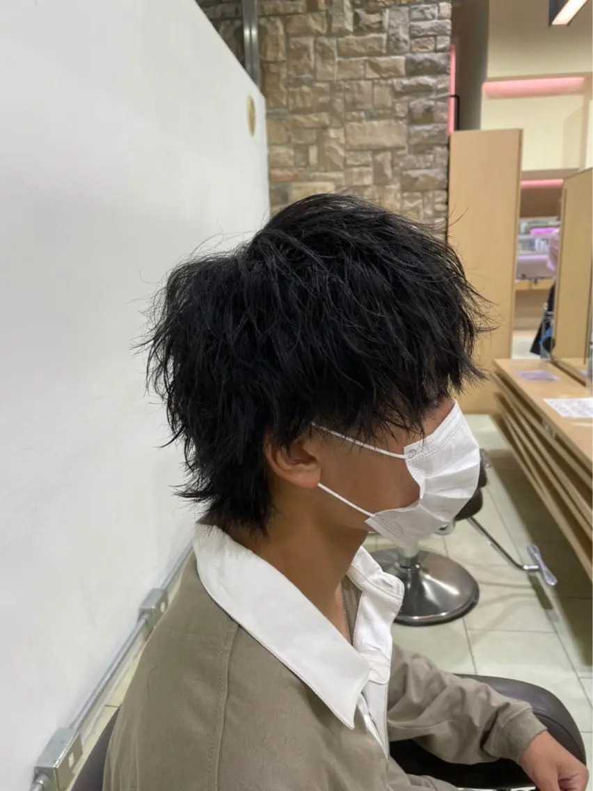 ショート パーマ メンズ 韓国🩶Y2Kネイル 💫くれはのネイルデザイン