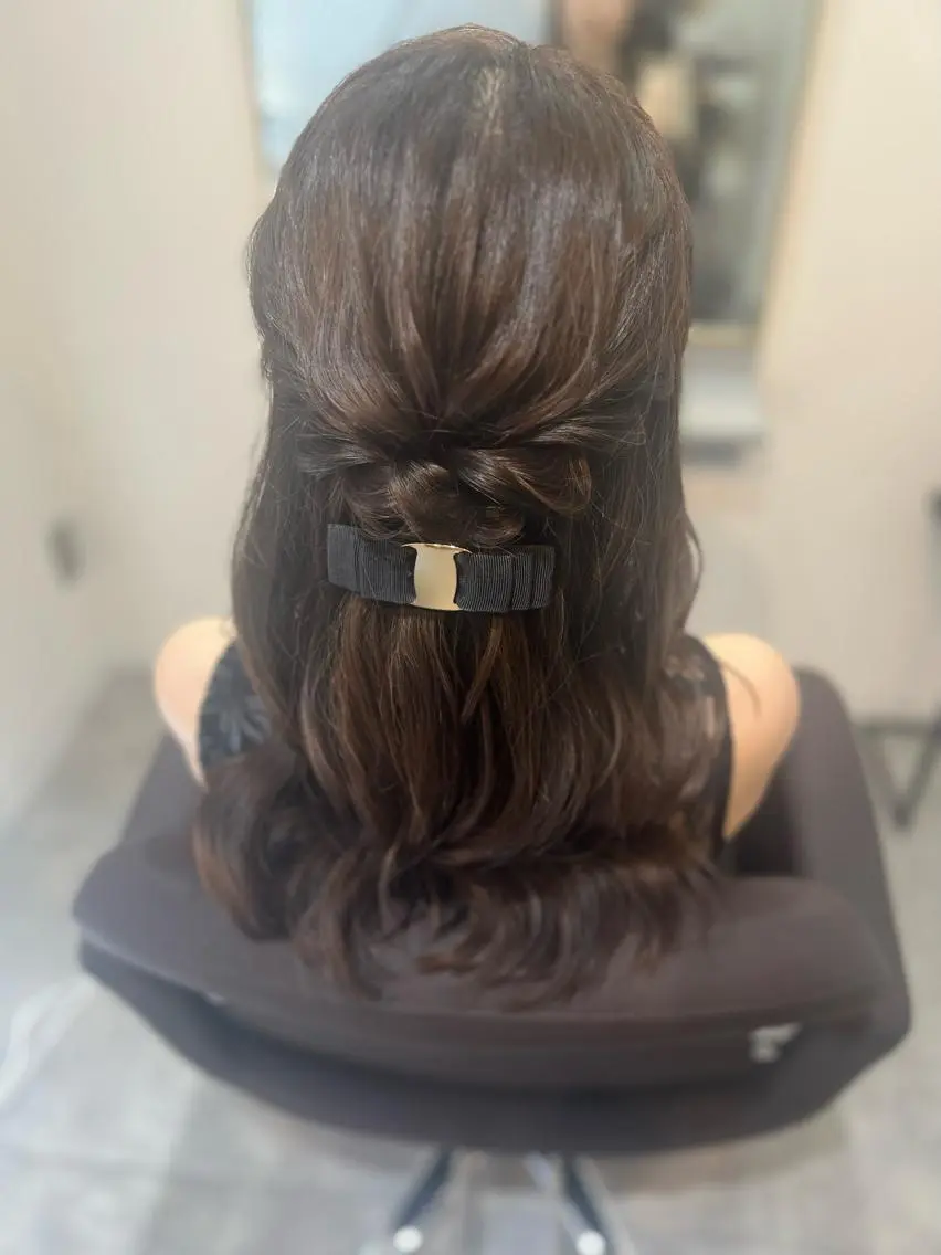 ヘアアレンジ ネイル ヘアセット ヘアメイクネイリスト hidemi中目黒のヘアスタイル