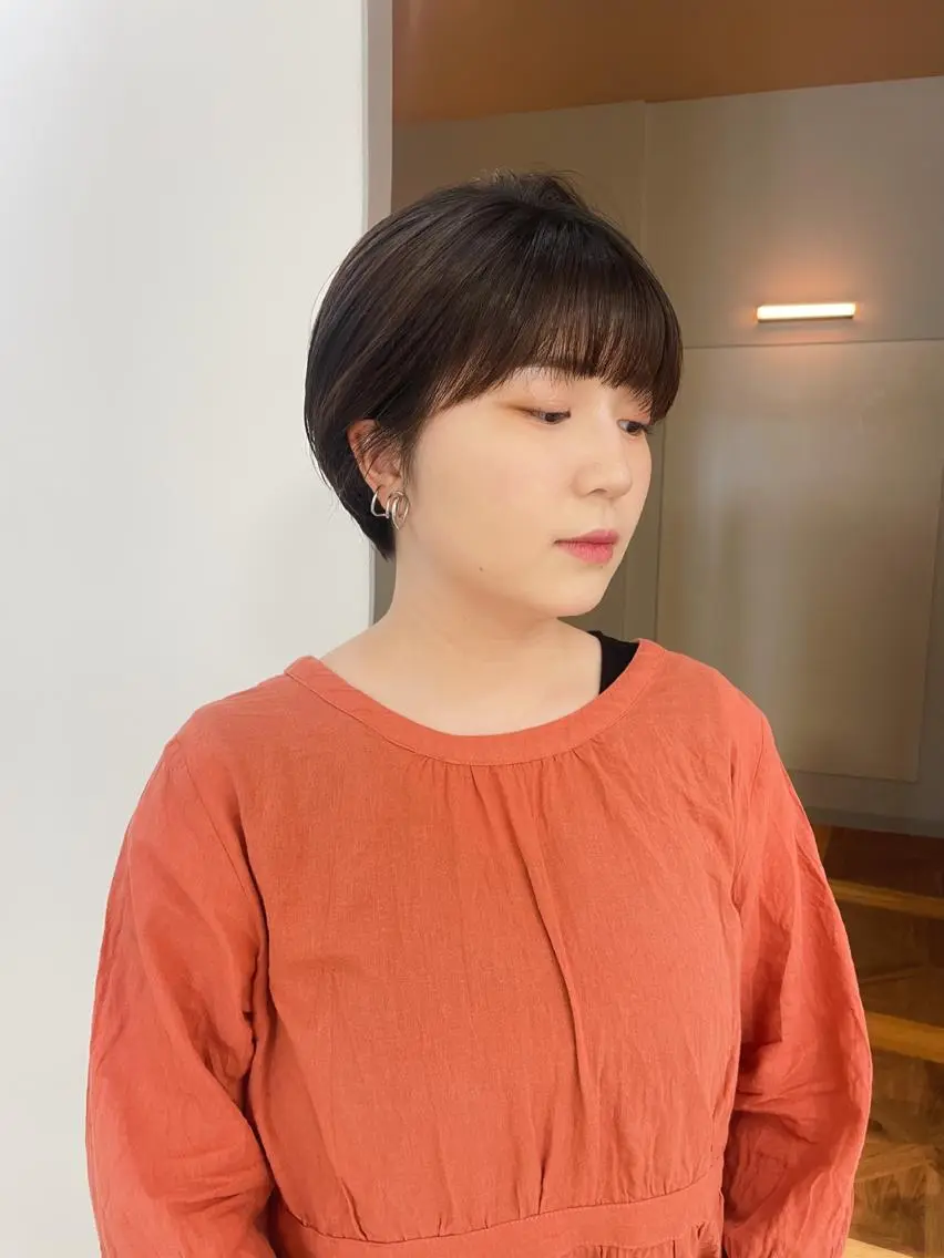 ショート 緒方リエ 時短ショート・ボブのヘアスタイル