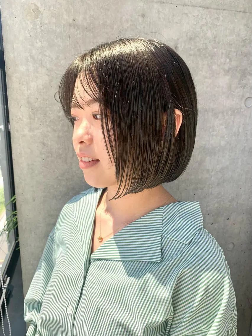 ショート カラー ボブ カット 🦕ぷつっとボブ🦕 🦕原宿🦕りょうたのヘアスタイル