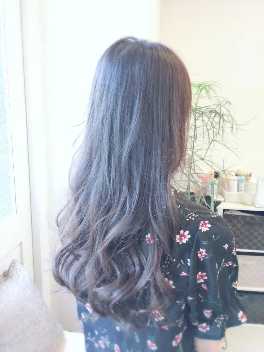 セミロング カラー ヘアカラー トリートメント 💎JADE GRACE💎のヘアスタイル