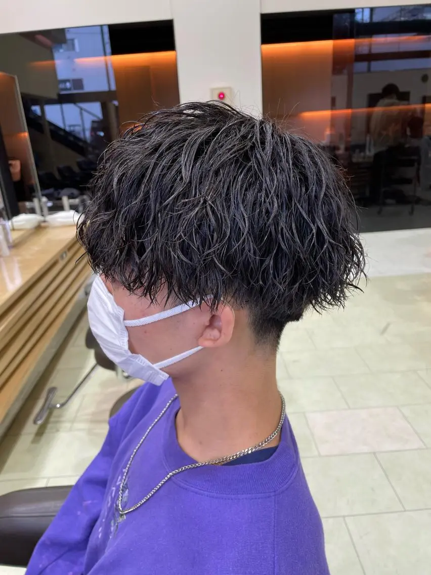 パーマ メンズ メンズパーマ ツイストスパイラルパーマ スパイラルパーマ メンズカット松戸/韓 国/メンズパーマ航太のヘアスタイル