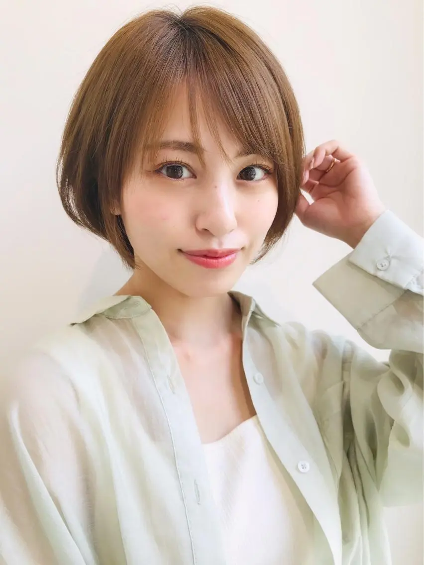 ショート カット ヘアカラー トリートメント 艶髪ショートの匠✂️ 錦糸町佐藤店長のヘアスタイル
