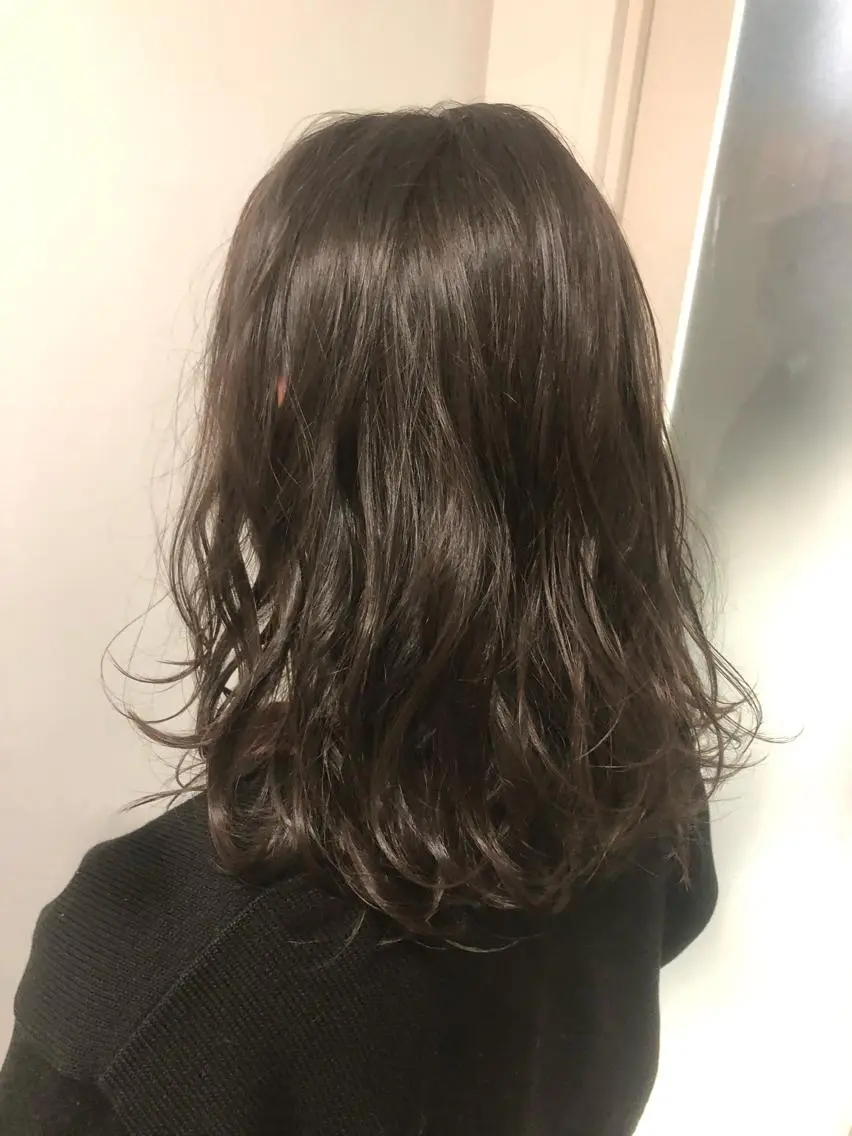 ミディアム 藤田 遼のヘアスタイル