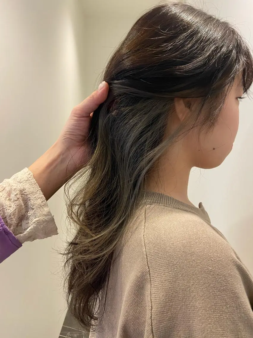 セミロング カラー FILMS/sari /似合わせカットのヘアスタイル