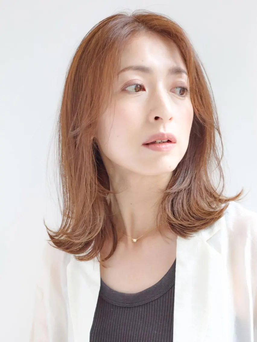 カラー ヘアカラー モデル様募集中 田中ゆらのヘアスタイル