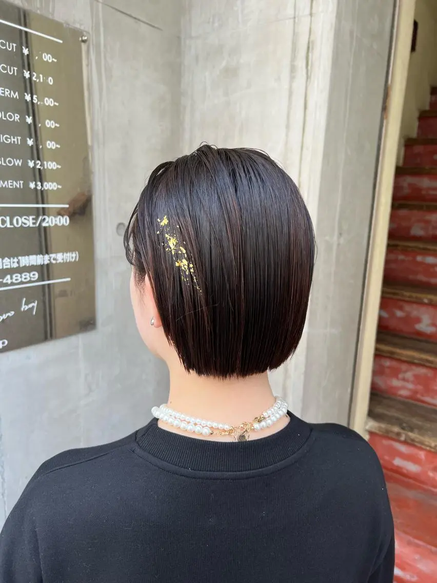 ショート カラー ヘアアレンジ 「sumi」 AMIのヘアスタイル