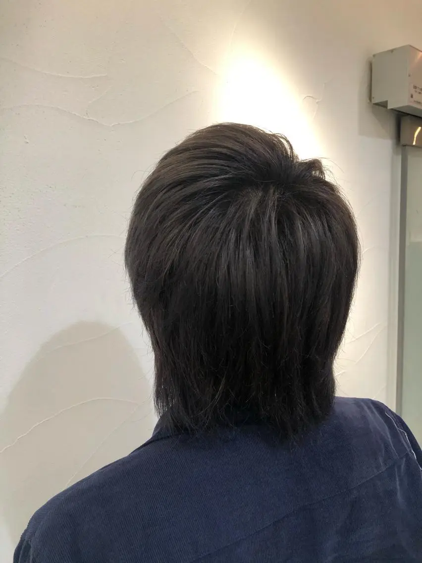 ショート カラー パーマ メンズ カット ヘアカラー メンズサロン💈 吉岡陽【中野】のヘアスタイル