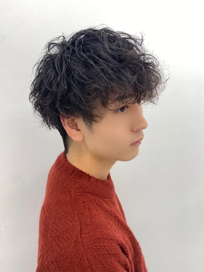 メンズ メンズパーマ 波巻きパーマ 柏メンズパーマ特化 蛯谷  晃裕のヘアスタイル
