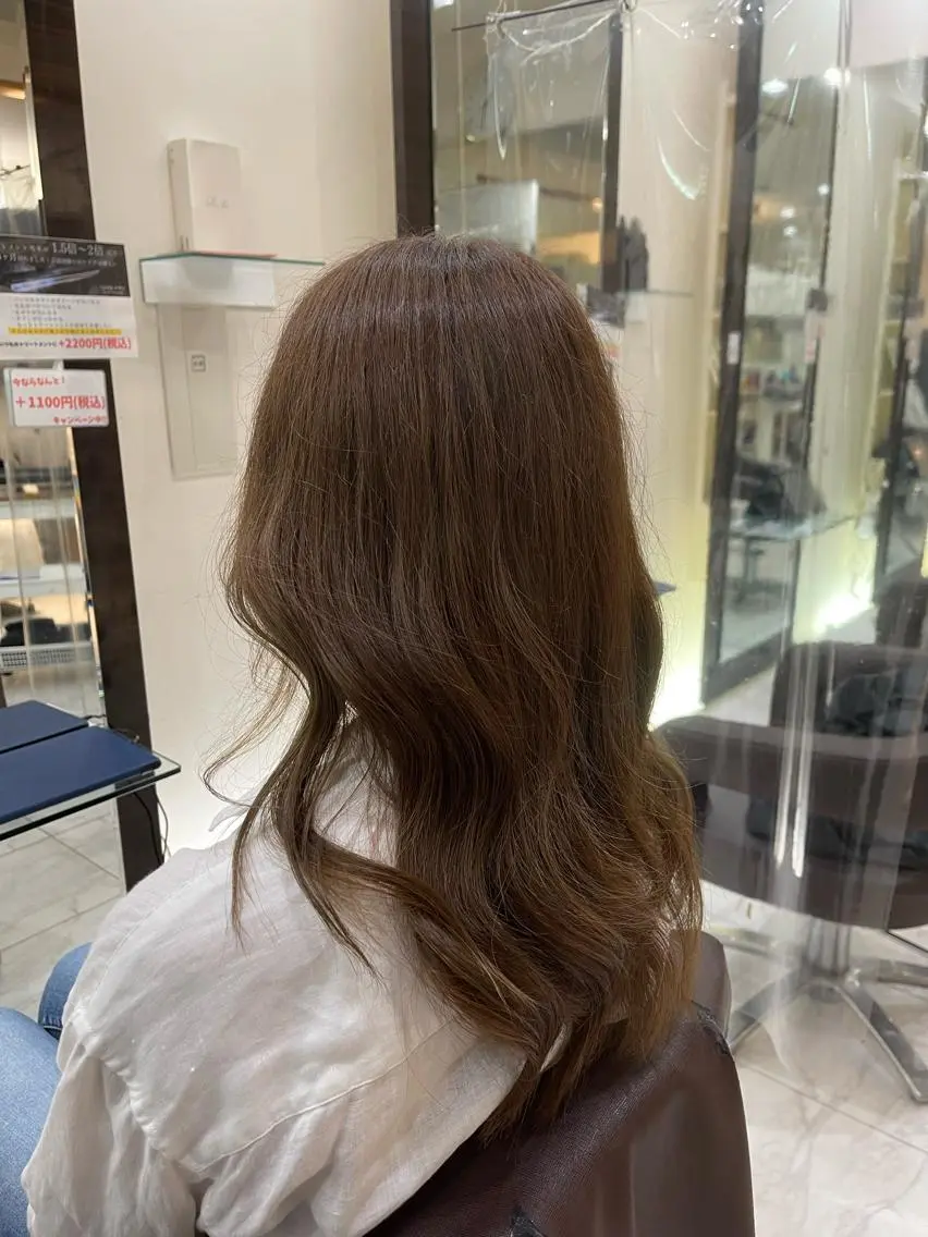 ロング カラー ベージュカラー 🌻メンズカット 落合諒🌻のヘアスタイル