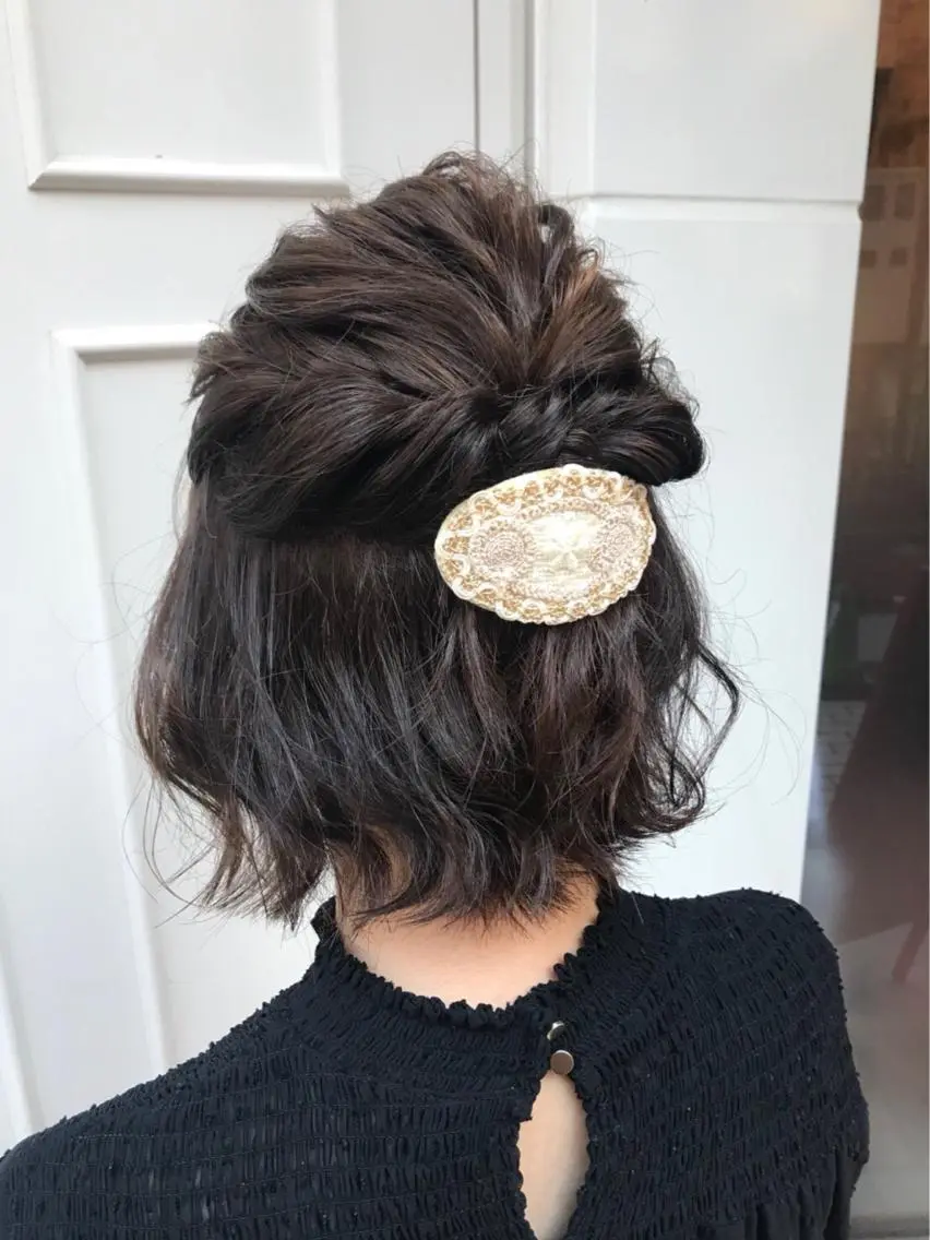 ショート ヘアアレンジ ボブ 🫟Blanco🫟 Color&Careのヘアスタイル