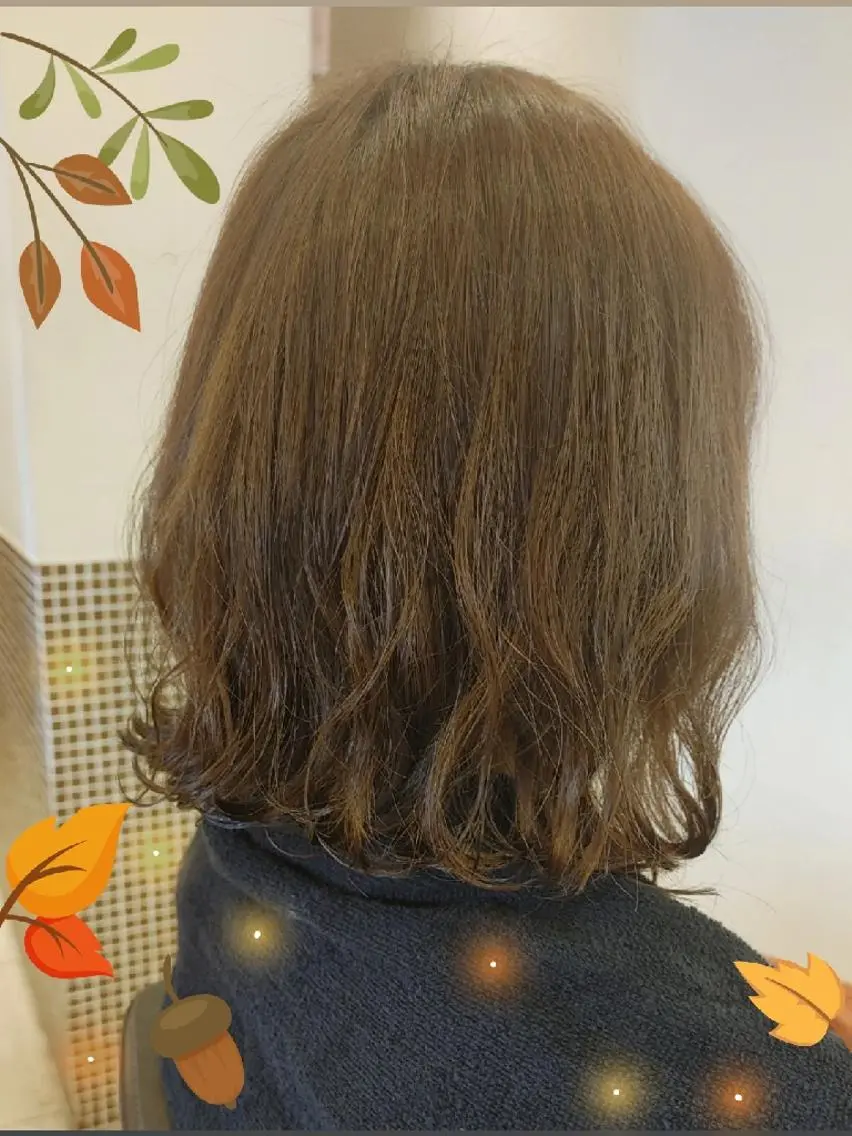 ミディアム ミディアムパーマ パーマ 🌻Lesage   mami🌻のヘアスタイル