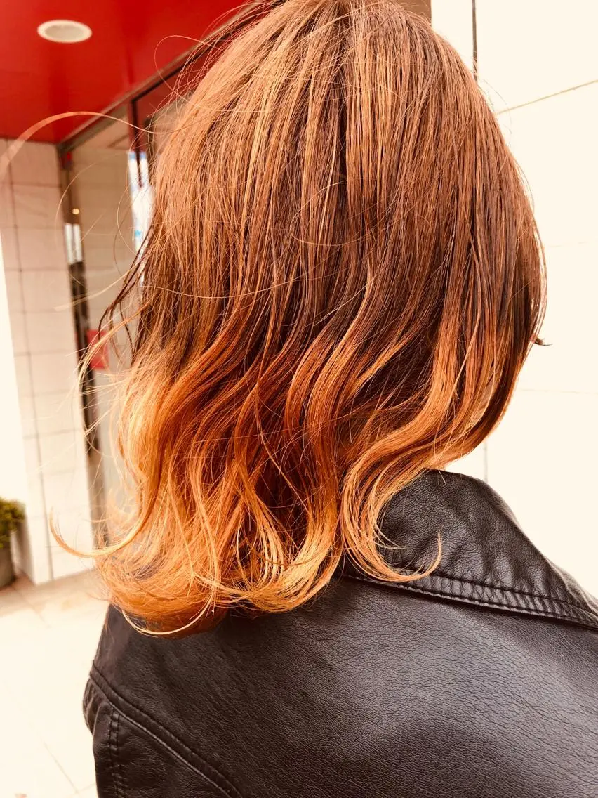 ミディアム カラー ヘアカラー トリートメント 横倉 宏樹のヘアスタイル