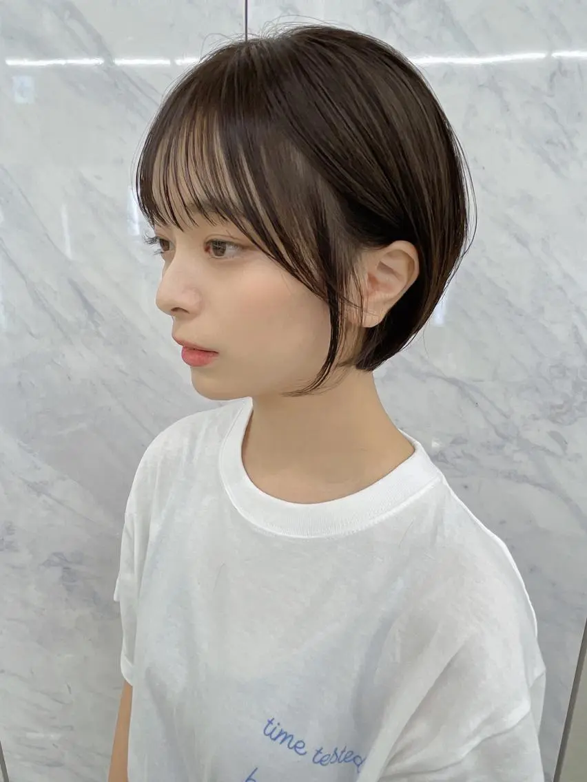 ショート ショートボブ ボブ ショートヘア COA GINZA 空也/前髪/顔まわりのヘアスタイル