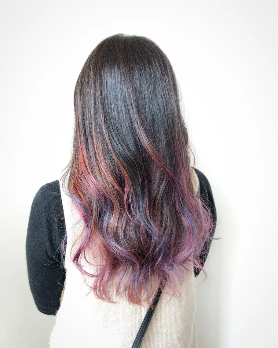 セミロング カラー グラデーションカラー メンズ特化美容師 カラー専門ぺーターのヘアスタイル